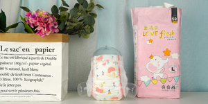 Fralda para bebês com absorção de urina certificada para recém-nascidos
