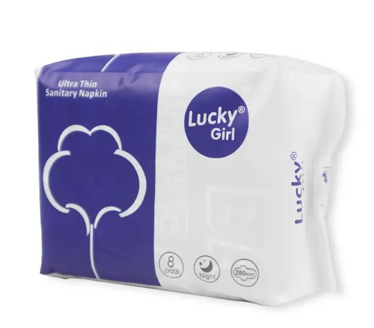 Guardanapo higi&ecirc;nico absorvente prolongado durante a noite