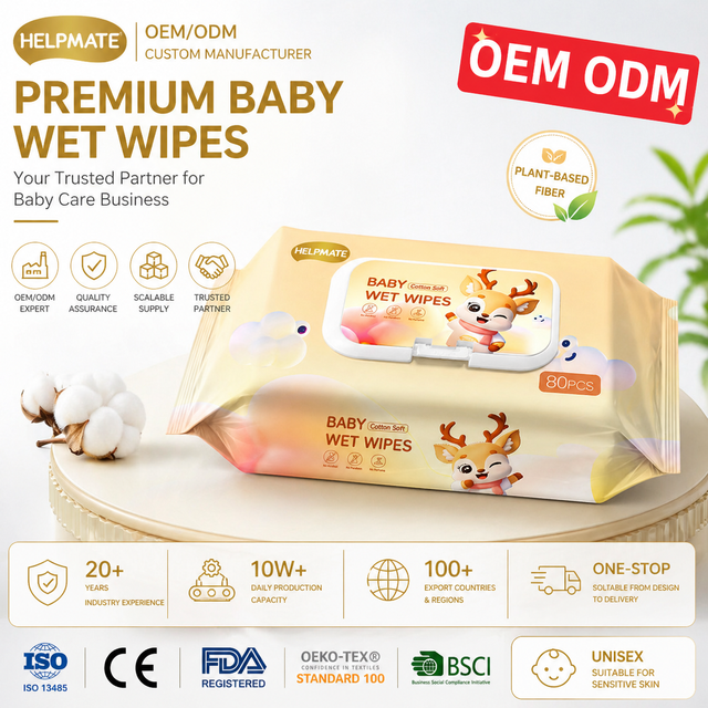 OEM ODM Limpo de bebê descartável personalizado